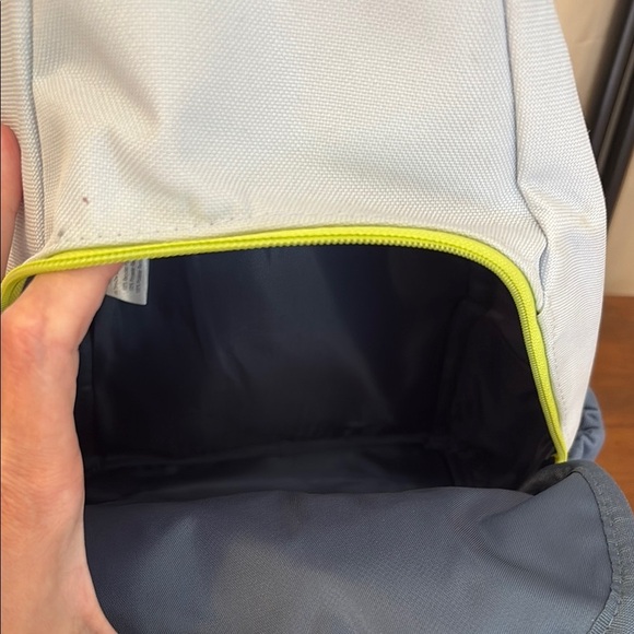 Thirty-One Gray and White Backpack with Bright Yellow Accents - Picture 5 of 5